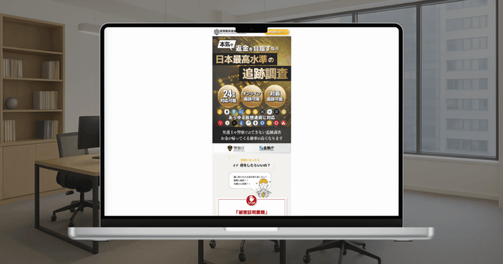 仮想通貨返金サポート