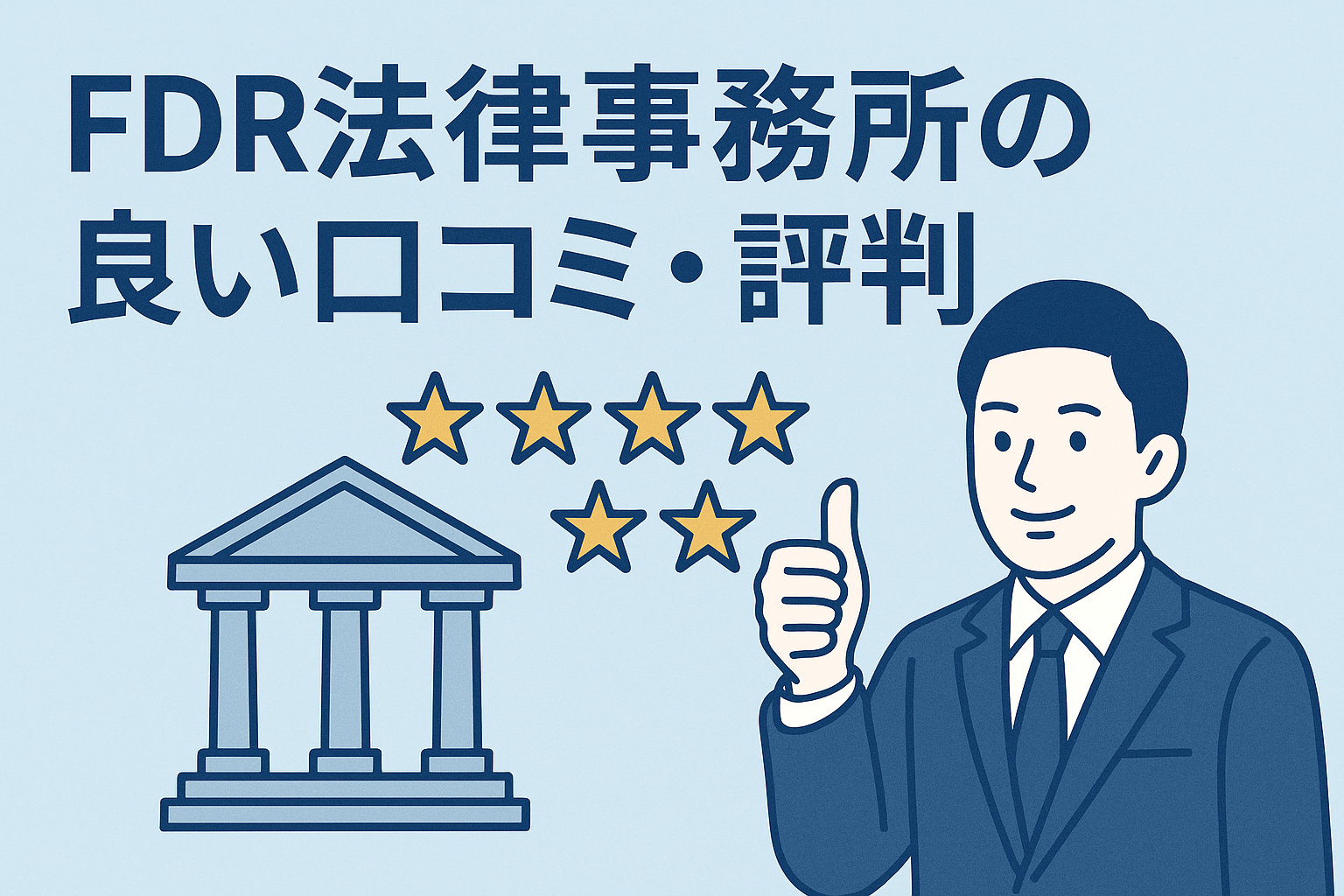 FDR法律事務所の良い口コミ・評判