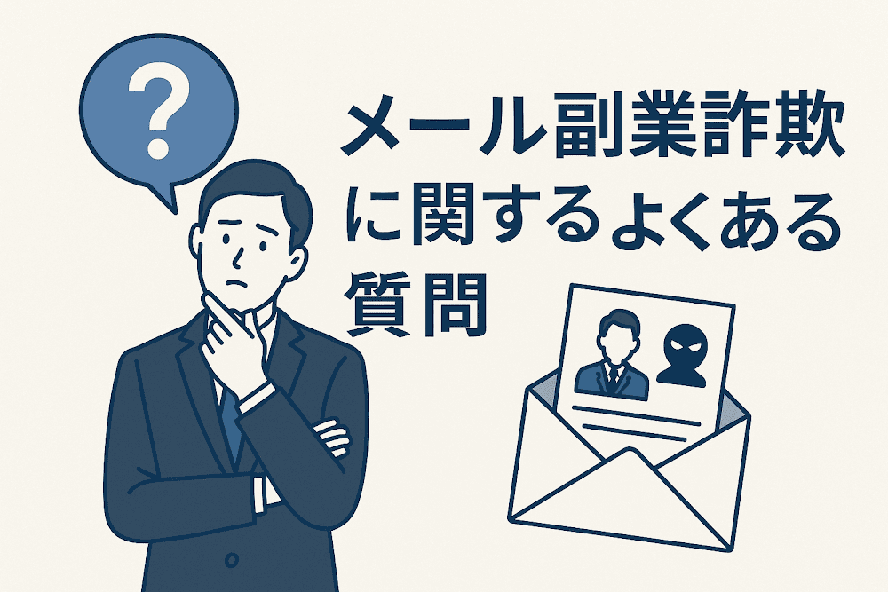メール副業詐欺に関するよくある質問
