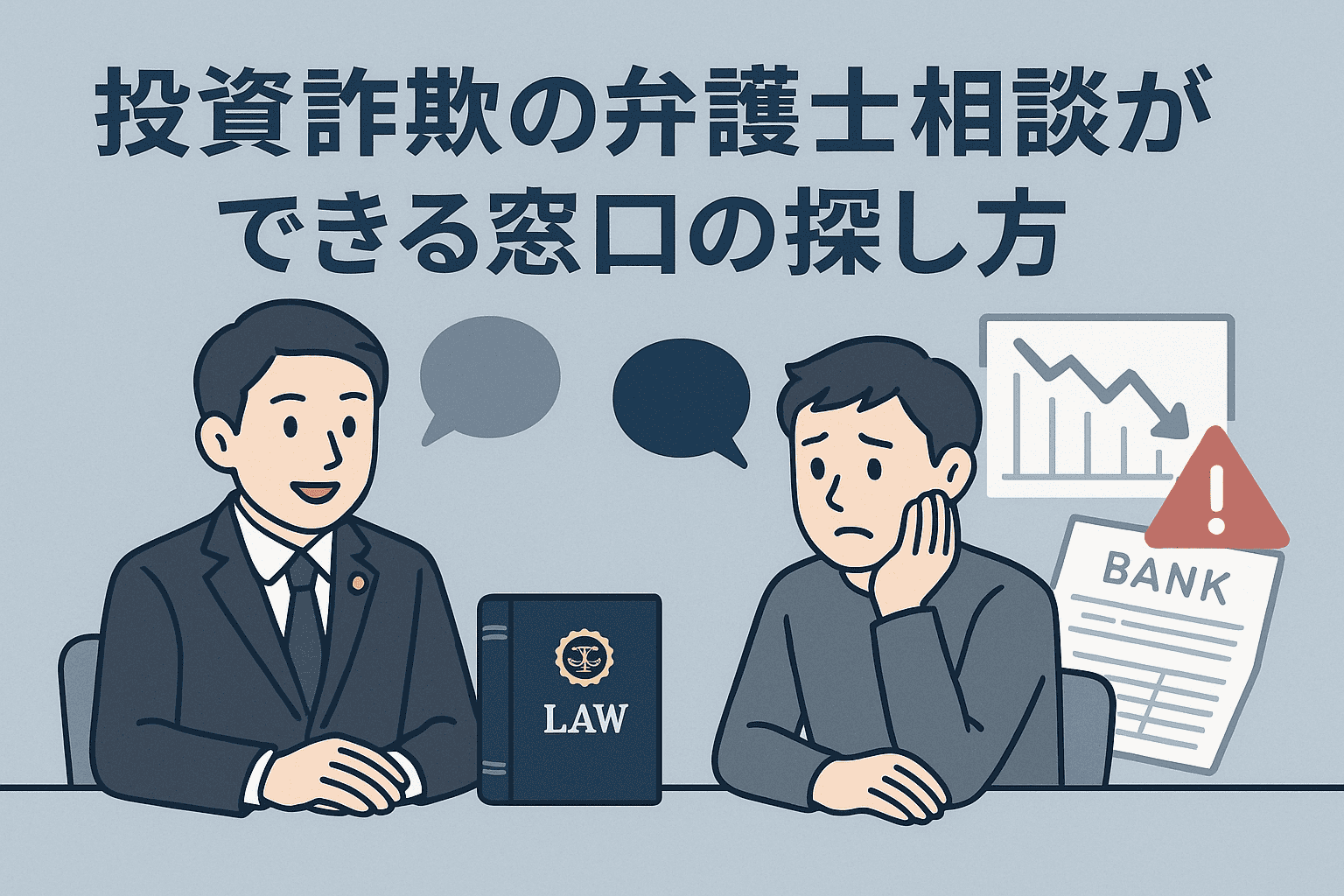 投資詐欺の弁護士相談ができる窓口の探し方