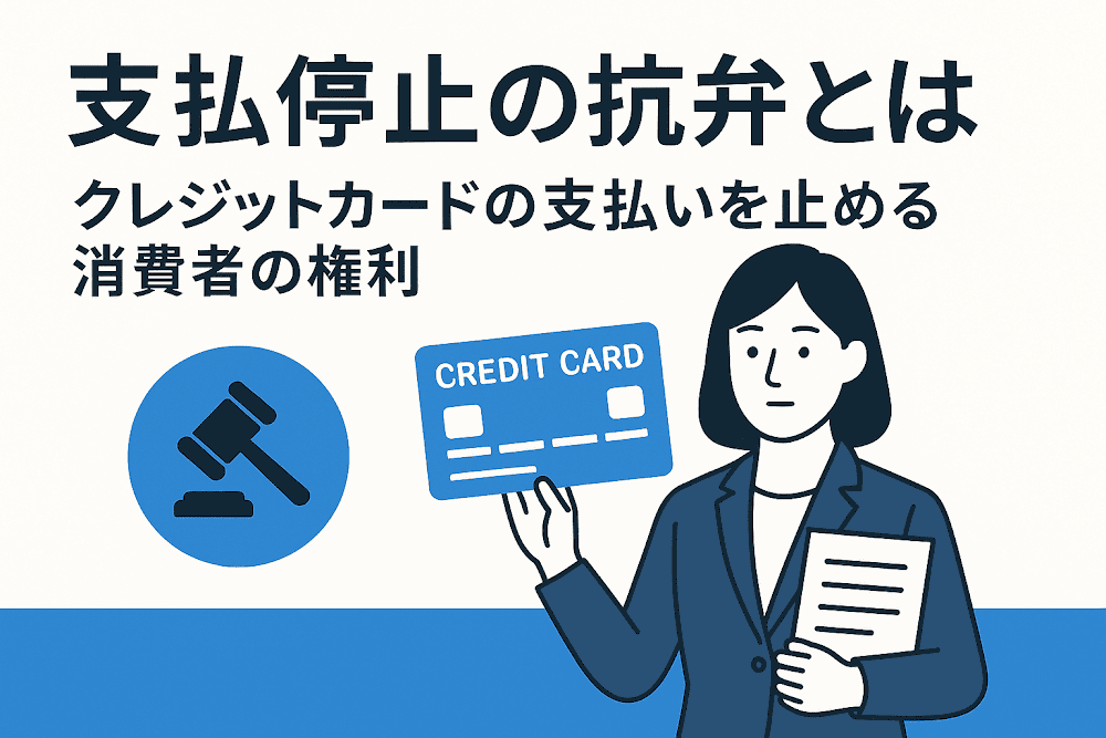 支払停止の抗弁とはクレジットカードの支払いを止める消費者の権利
