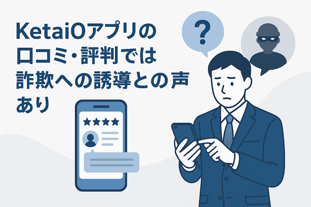 Ketaioアプリの口コミ・評判では詐欺への誘導との声あり